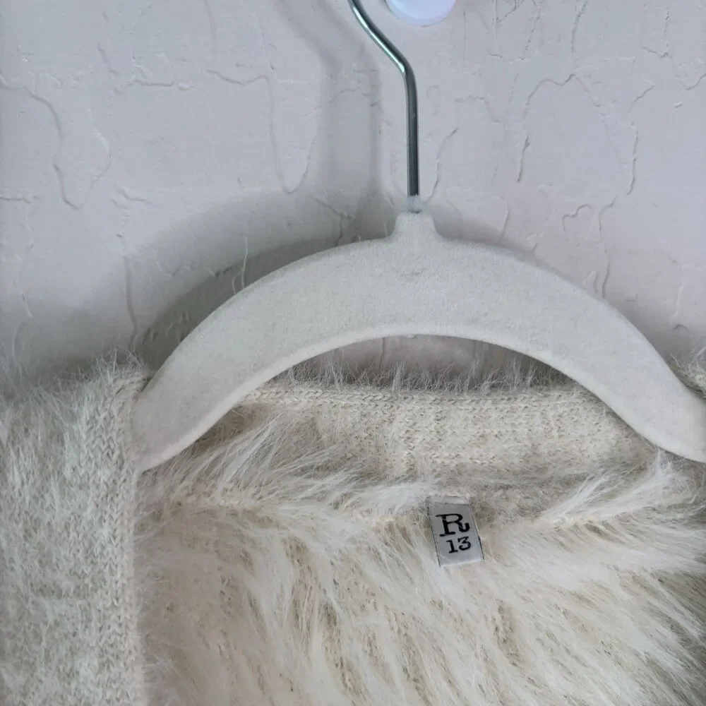R13 Faux Fur Cardigan